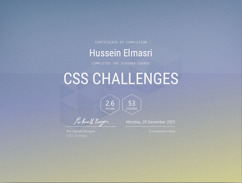 CSS Challenges